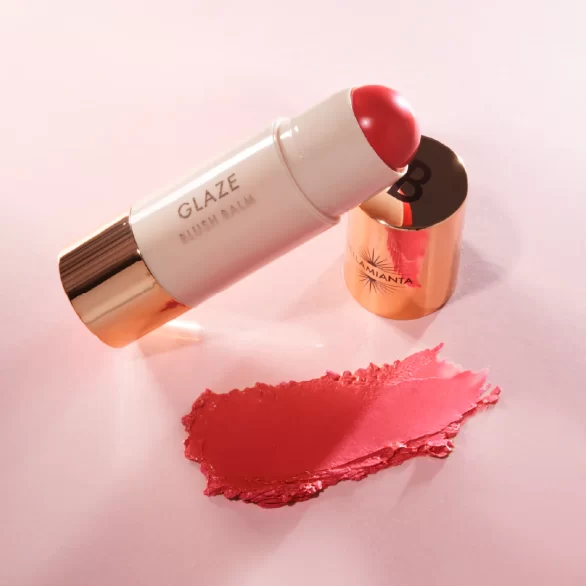 Blush POPPY Bellamianta Glaze Blush Balm universalūs pieštukiniai kreminiai skaistalai Violetaeshop
