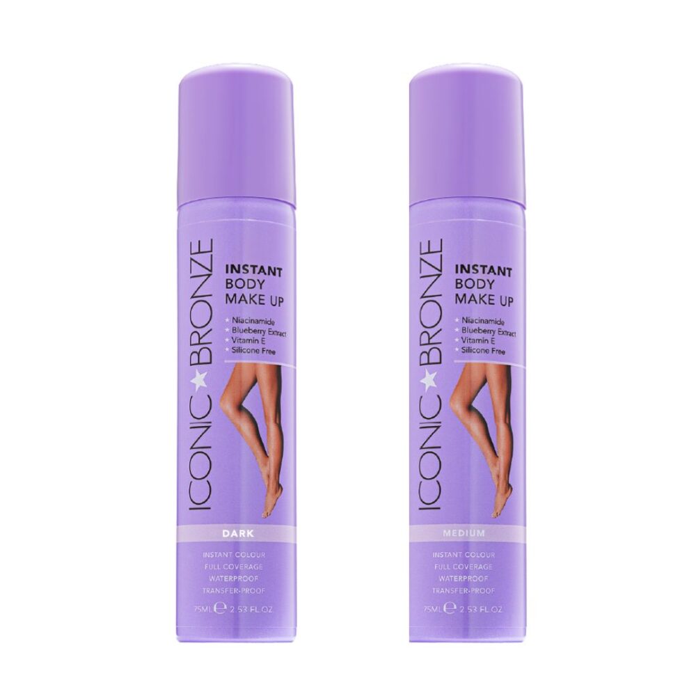 Purškiamas momentinis kūno makiažas Iconic Bronze Violetaeshop