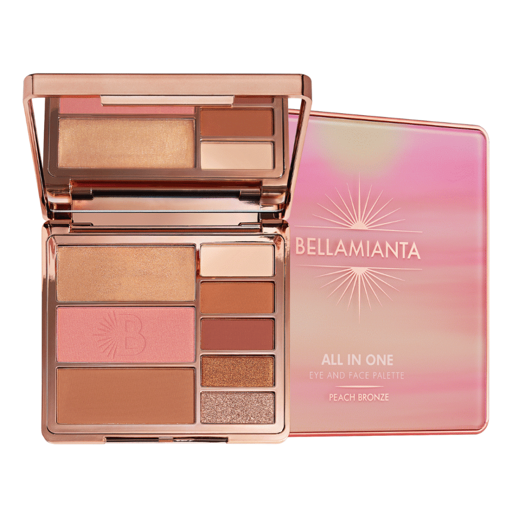 Veido paletė viskas viename "Peach Bronze" Violetaeshop