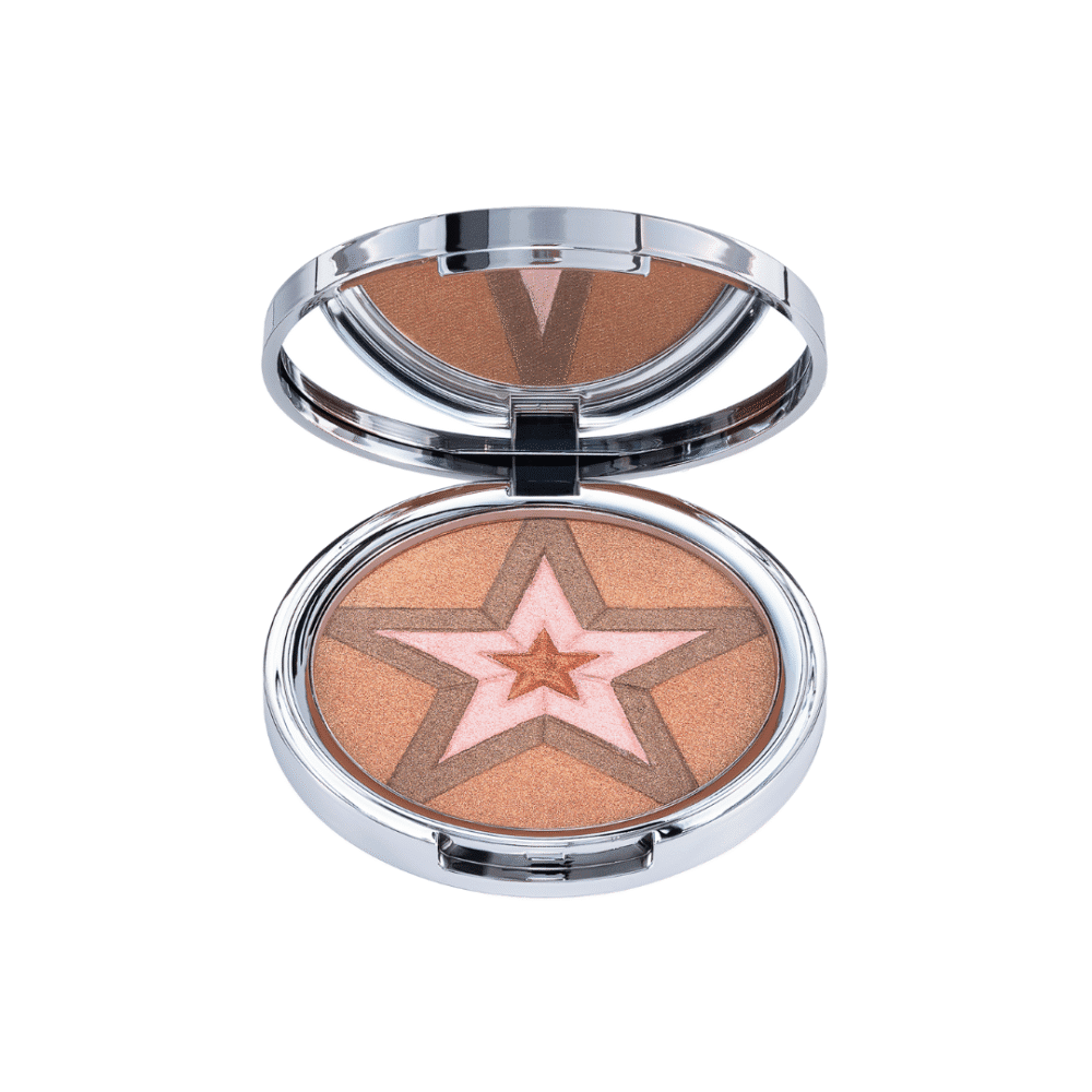 Švytinti bronzinė pudra