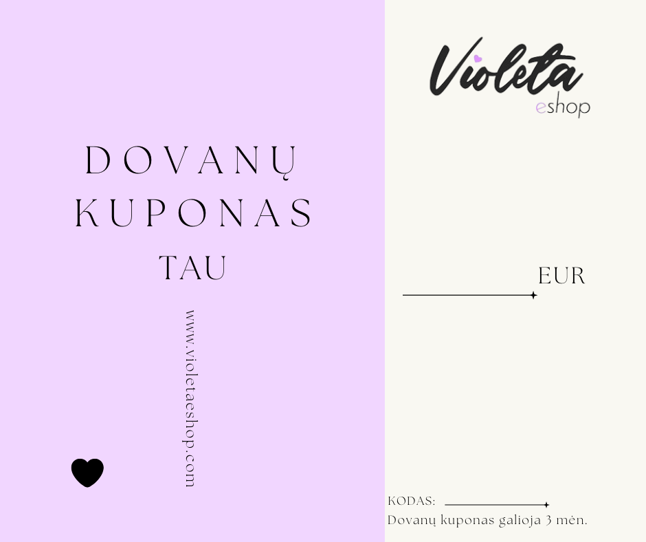 Dovanų kuponas Violetaeshop